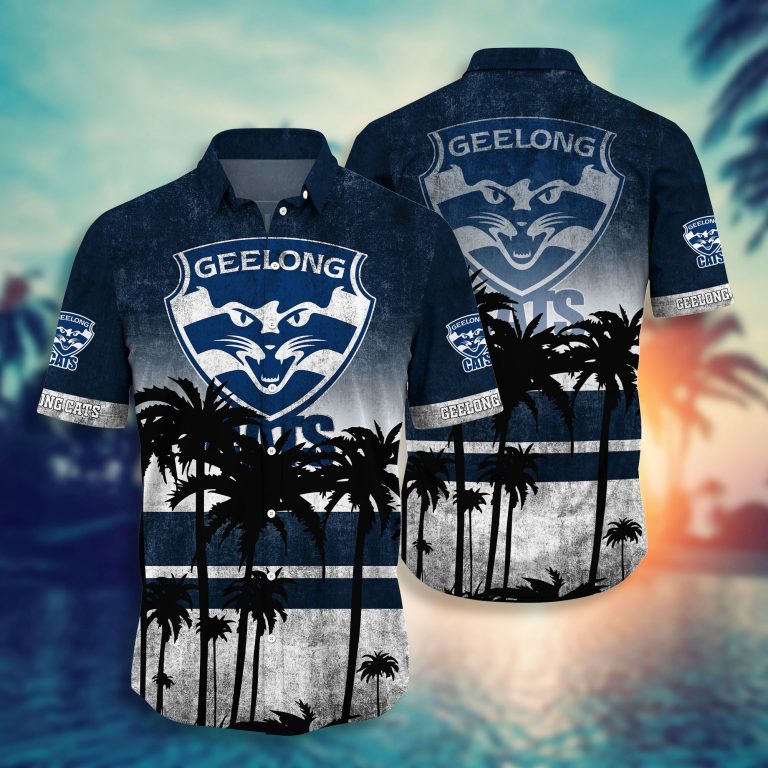 Geelong Cats AFL Hawaiian shirt 12