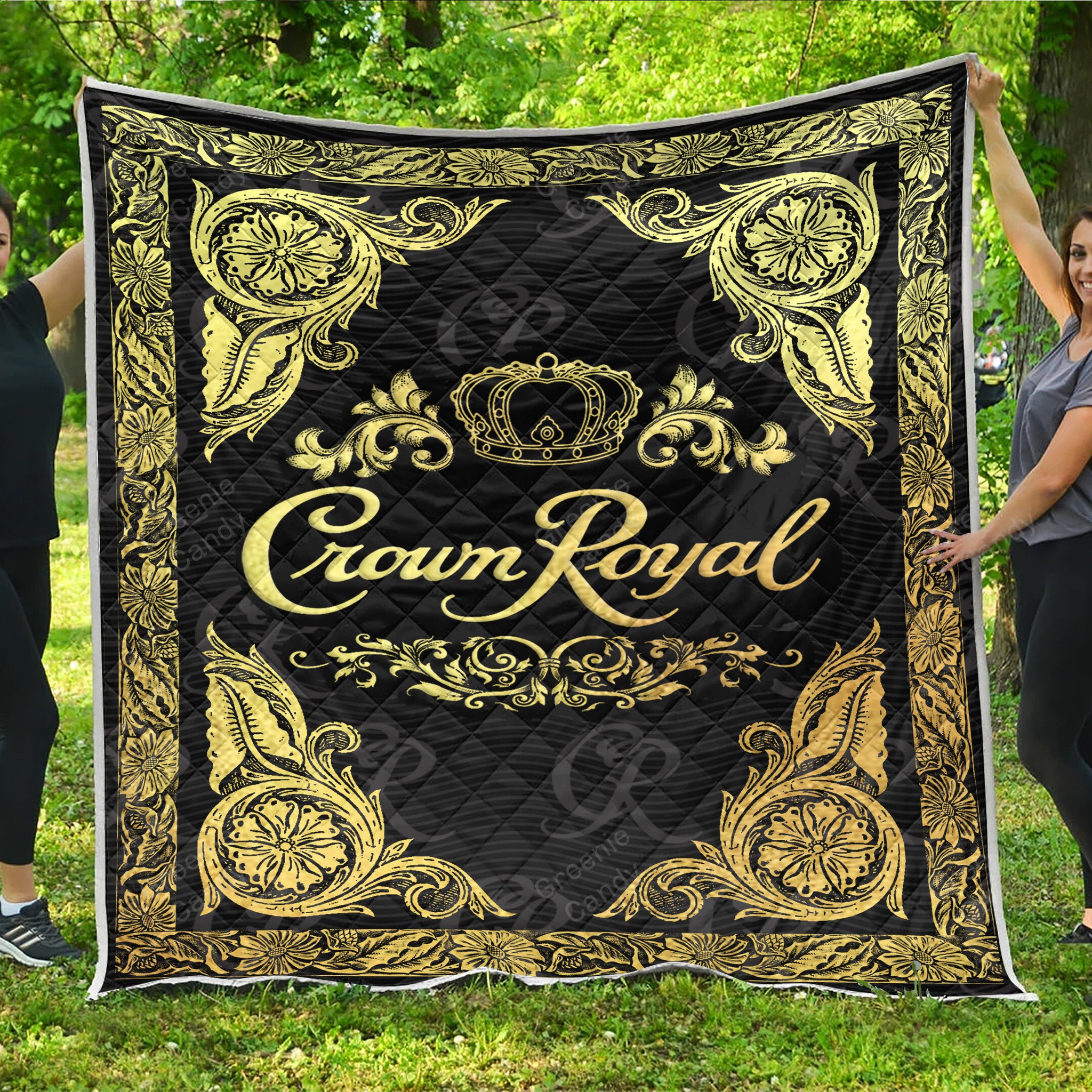 NEW Crown Royal Black Whiskey Quilt 2