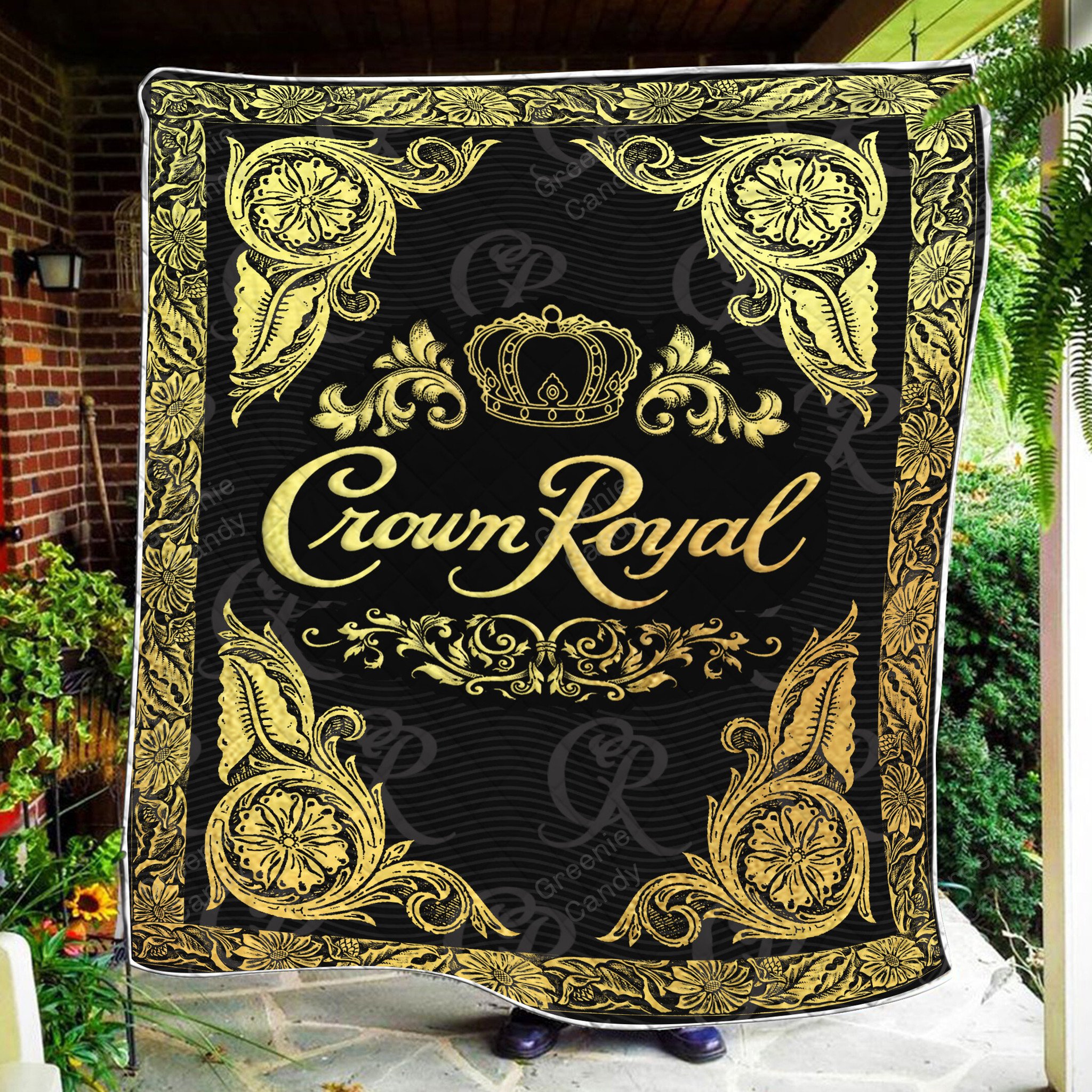NEW Crown Royal Black Whiskey Quilt 8