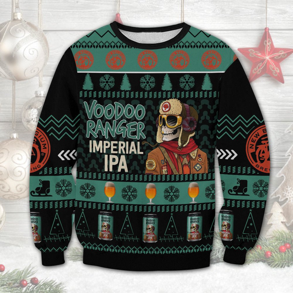 LIMITED Voodoo Ranger Imperial IPA ugly Christmas sweater 8