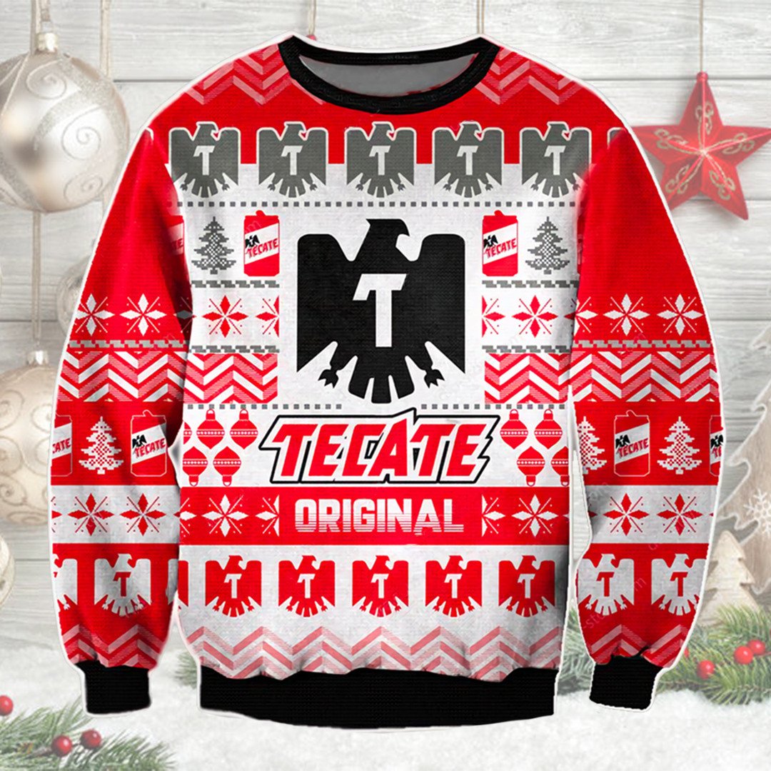 LIMITED Tecate Original Beer ugly Christmas sweater 7
