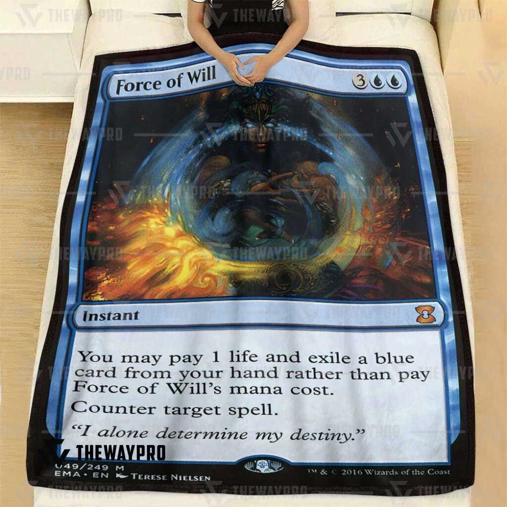 HOT Force Of Will Magic The Gathering Blanket 12