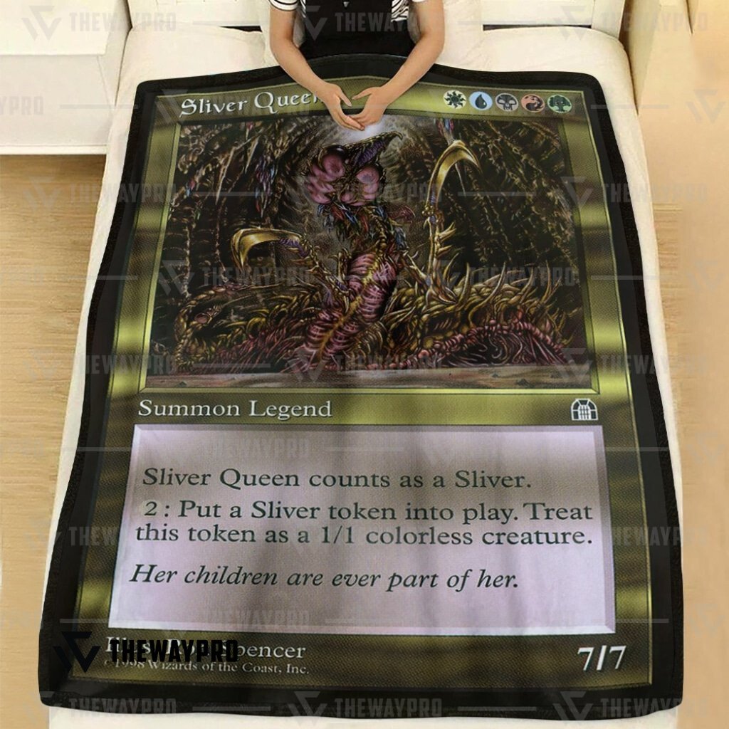 LIMITED Silver Queen Magic The Gathering Blanket 4