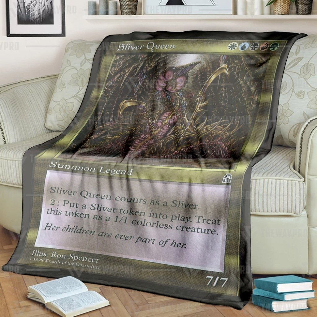 LIMITED Silver Queen Magic The Gathering Blanket 10