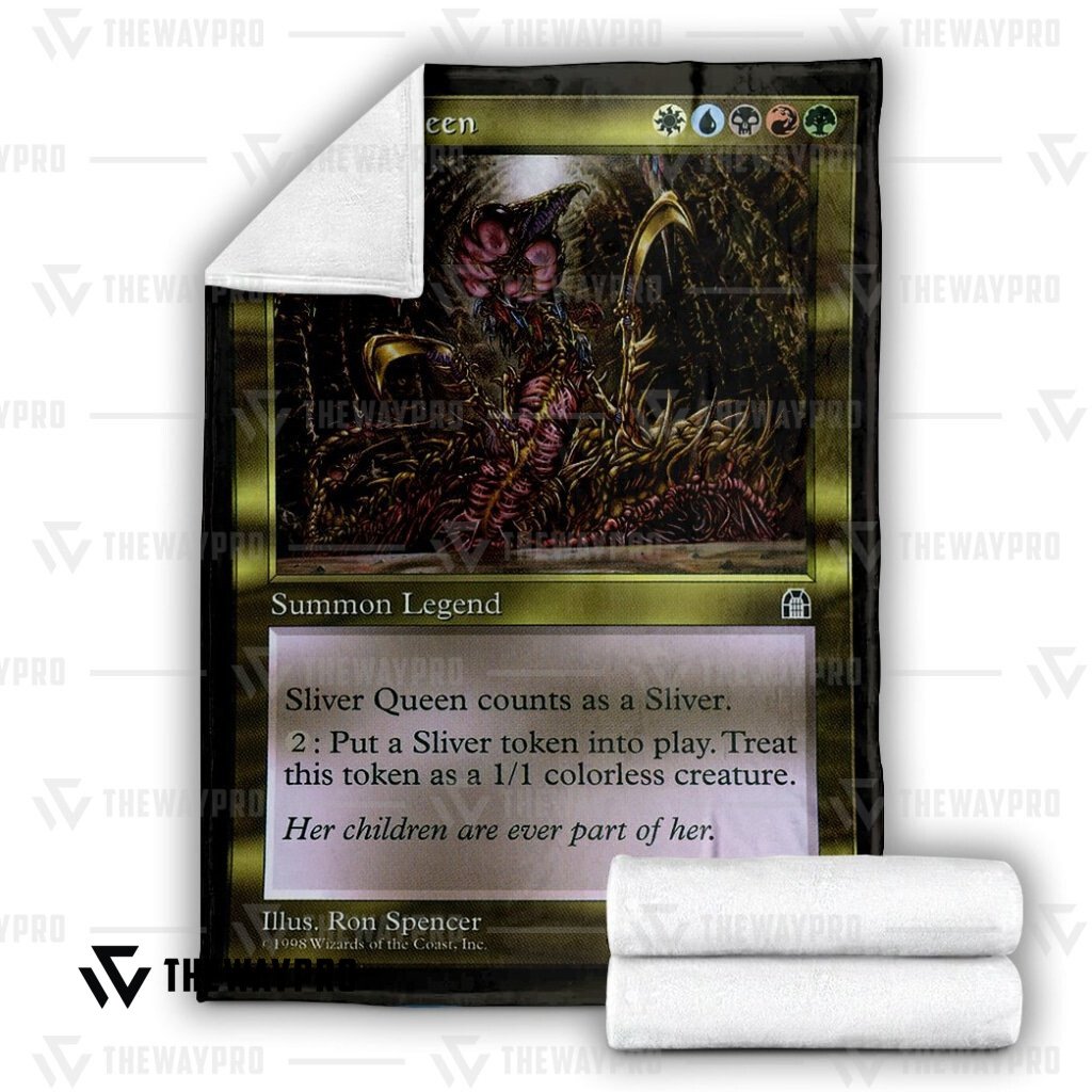LIMITED Silver Queen Magic The Gathering Blanket 5