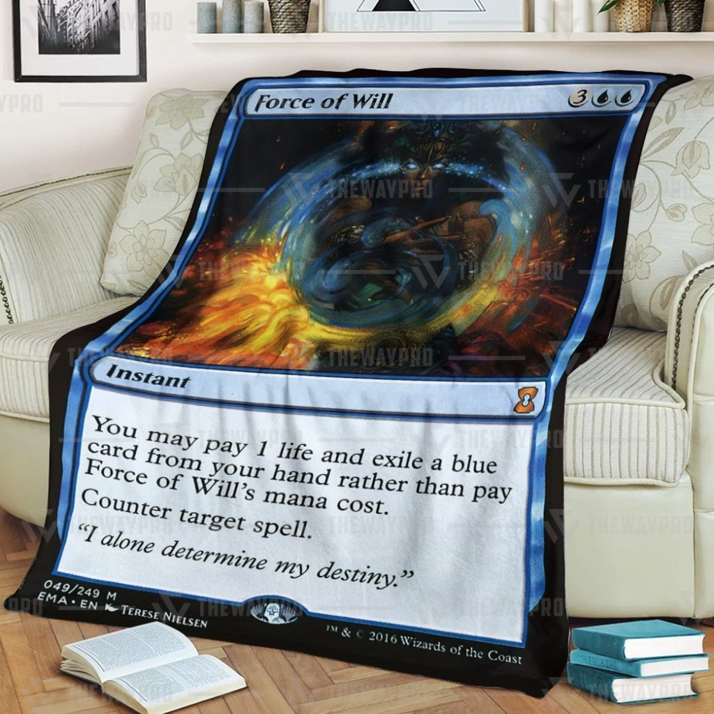 HOT Force Of Will Magic The Gathering Blanket 9