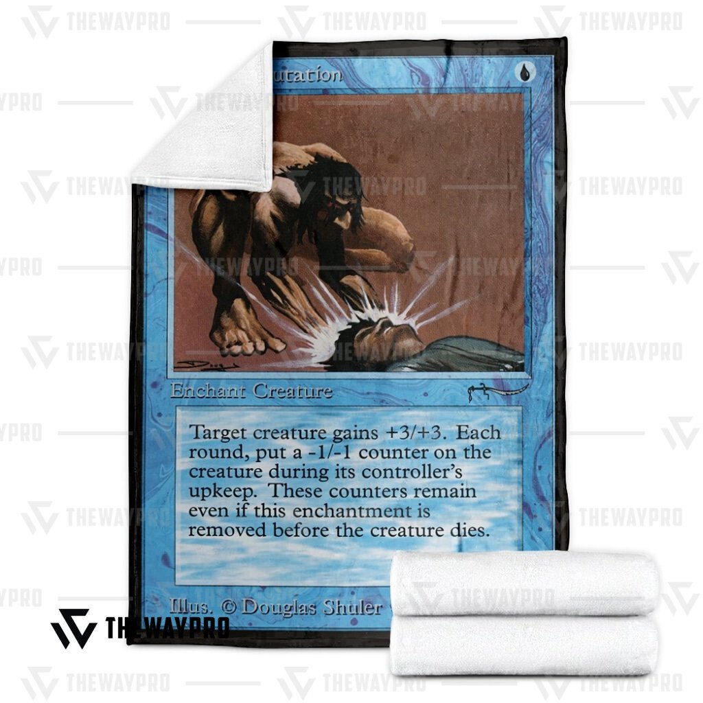 NEW Unstable Mutation Magic The Gathering Blanket 3