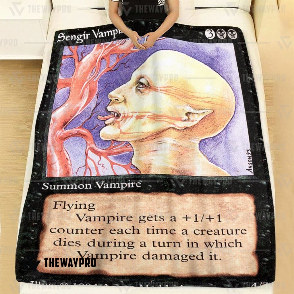 LIMITED Sengir Vampire Magic The Gathering Blanket 2