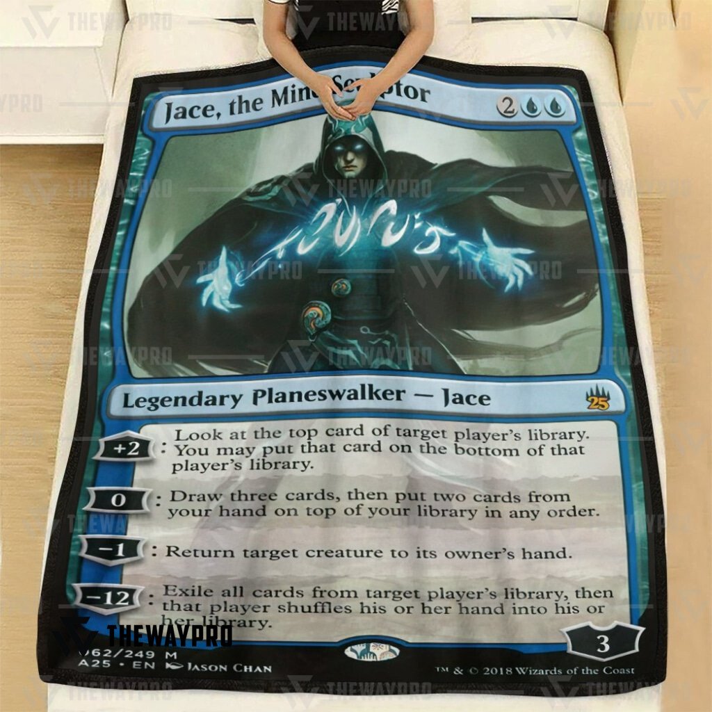 HOT Jace, the Mind Sculptor Magic The Gathering Blanket 2
