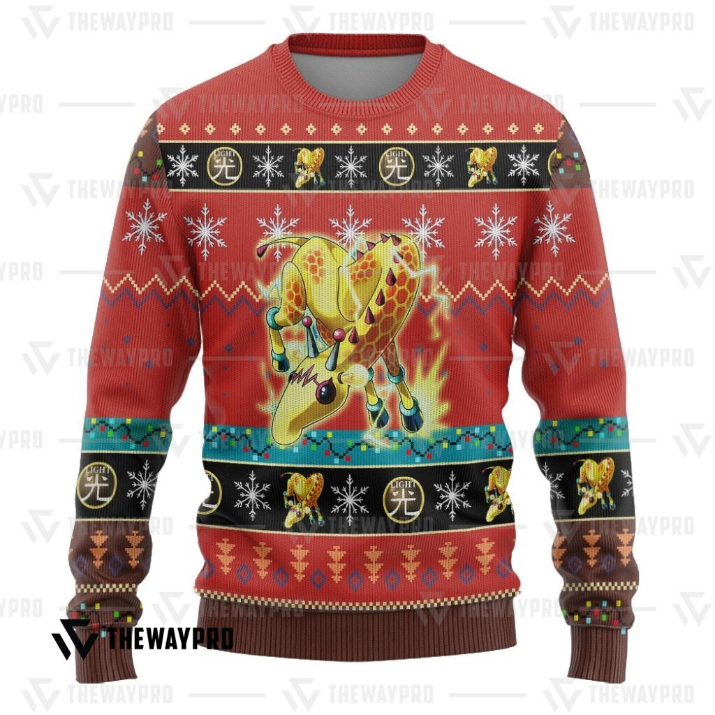 NEW Wattgiraffe Yu Gi Oh Christmas Sweater 8