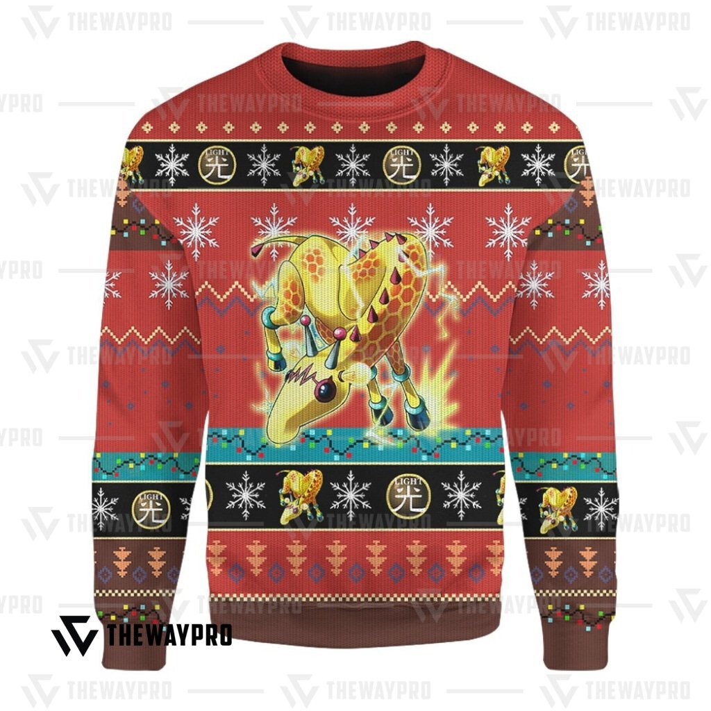 NEW Wattgiraffe Yu Gi Oh Christmas Sweater 5