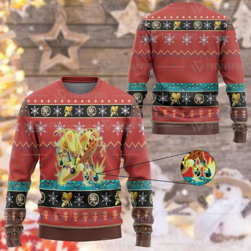 NEW Wattgiraffe Yu Gi Oh Christmas Sweater 6
