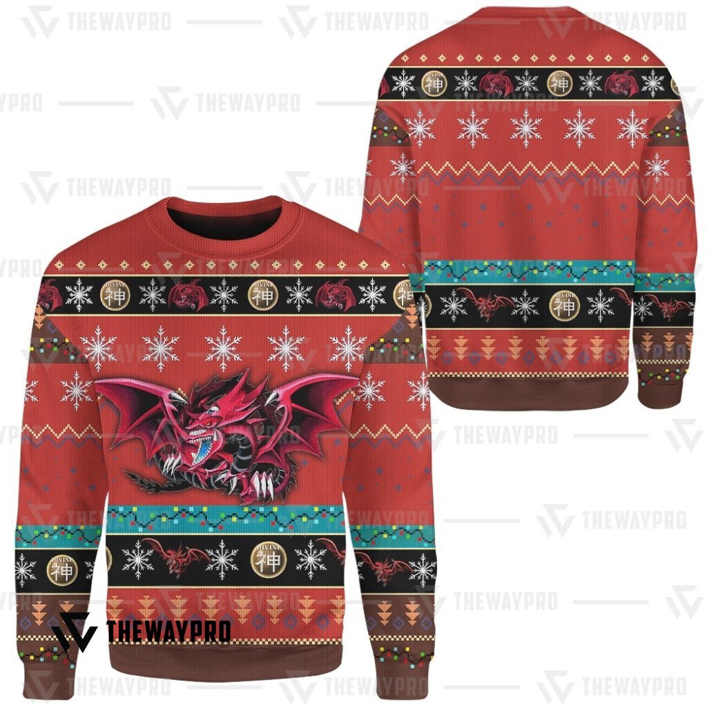 HOT Slifer the Sky Dragon Yu Gi Oh Christmas Sweater 9