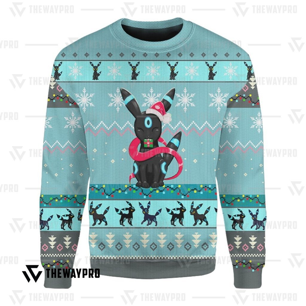 HOT Umbreon Pokemon Christmas Sweater 5