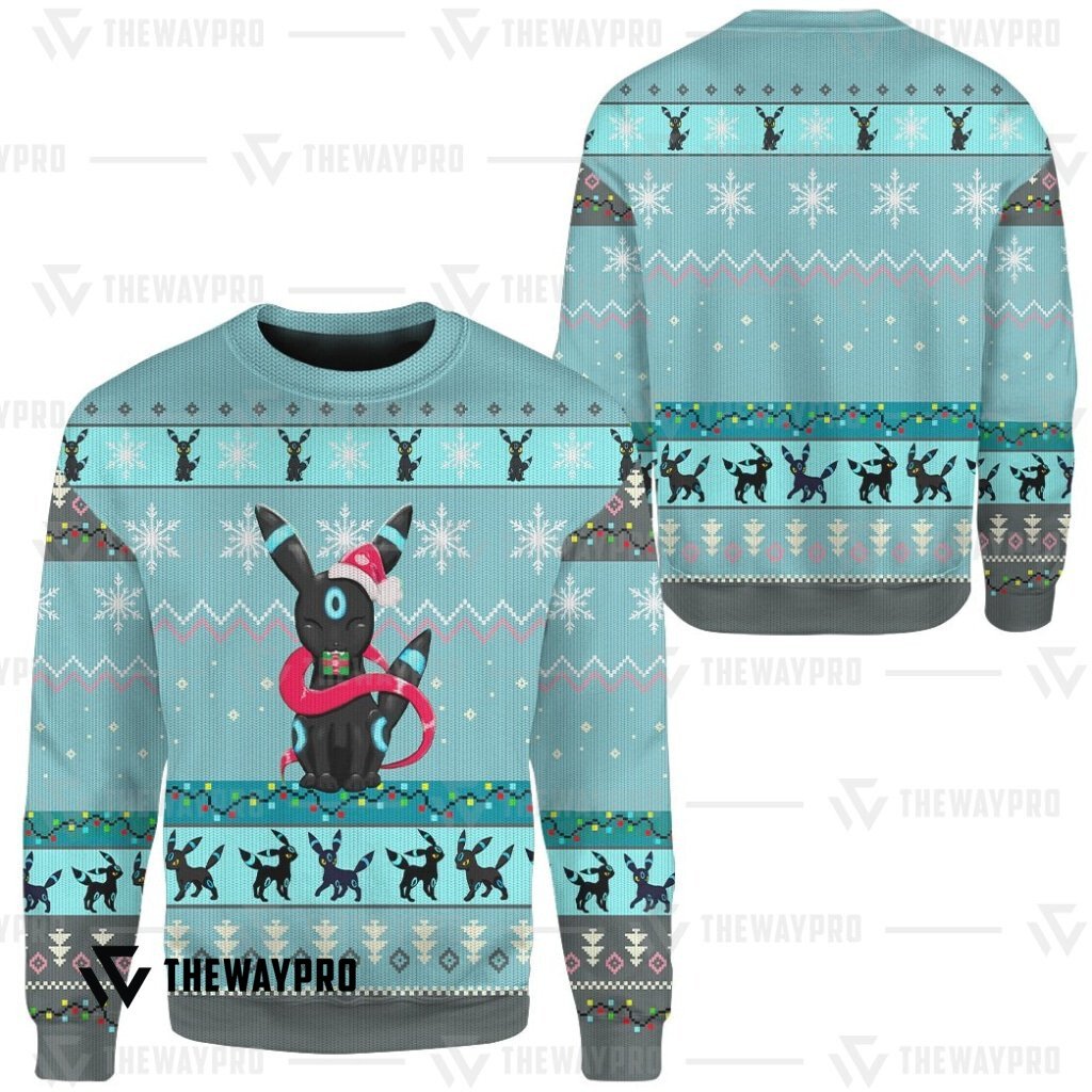 HOT Umbreon Pokemon Christmas Sweater 4