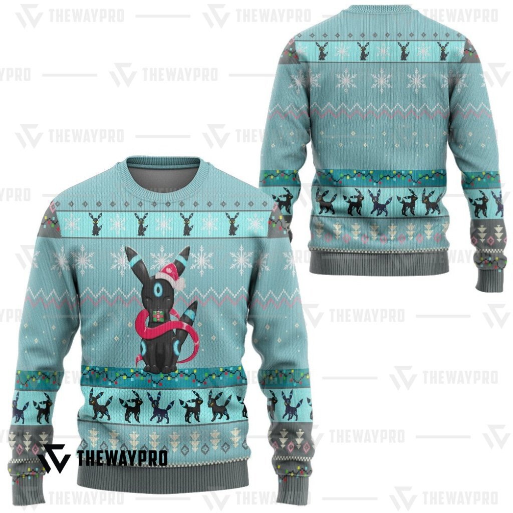 HOT Umbreon Pokemon Christmas Sweater 2