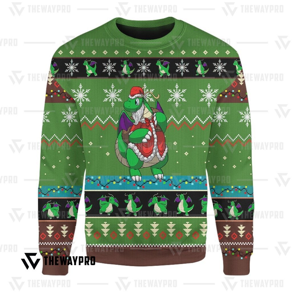 LIMITED Dragonite Pokemon Christmas Sweater 5
