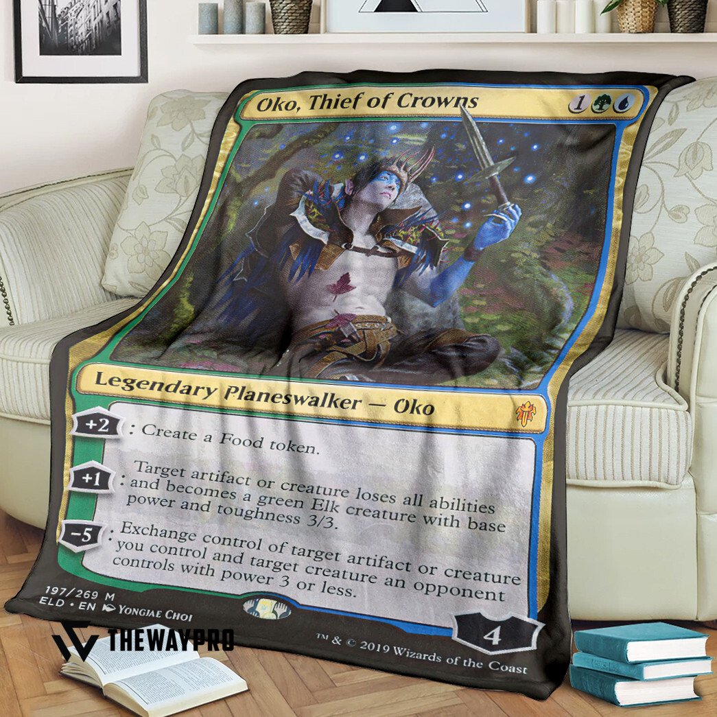 LIMITED Oko, Thief Of Crowns Magic The Gathering Blanket 10