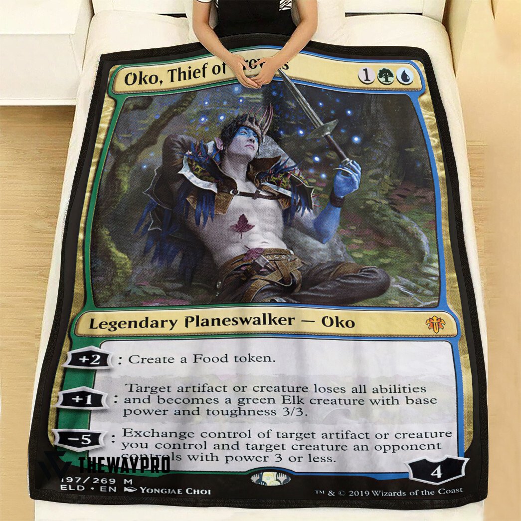 LIMITED Oko, Thief Of Crowns Magic The Gathering Blanket 2