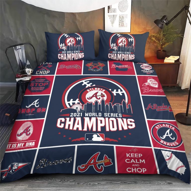 Atlanta Braves World Series Champion 2021 bedding set 13