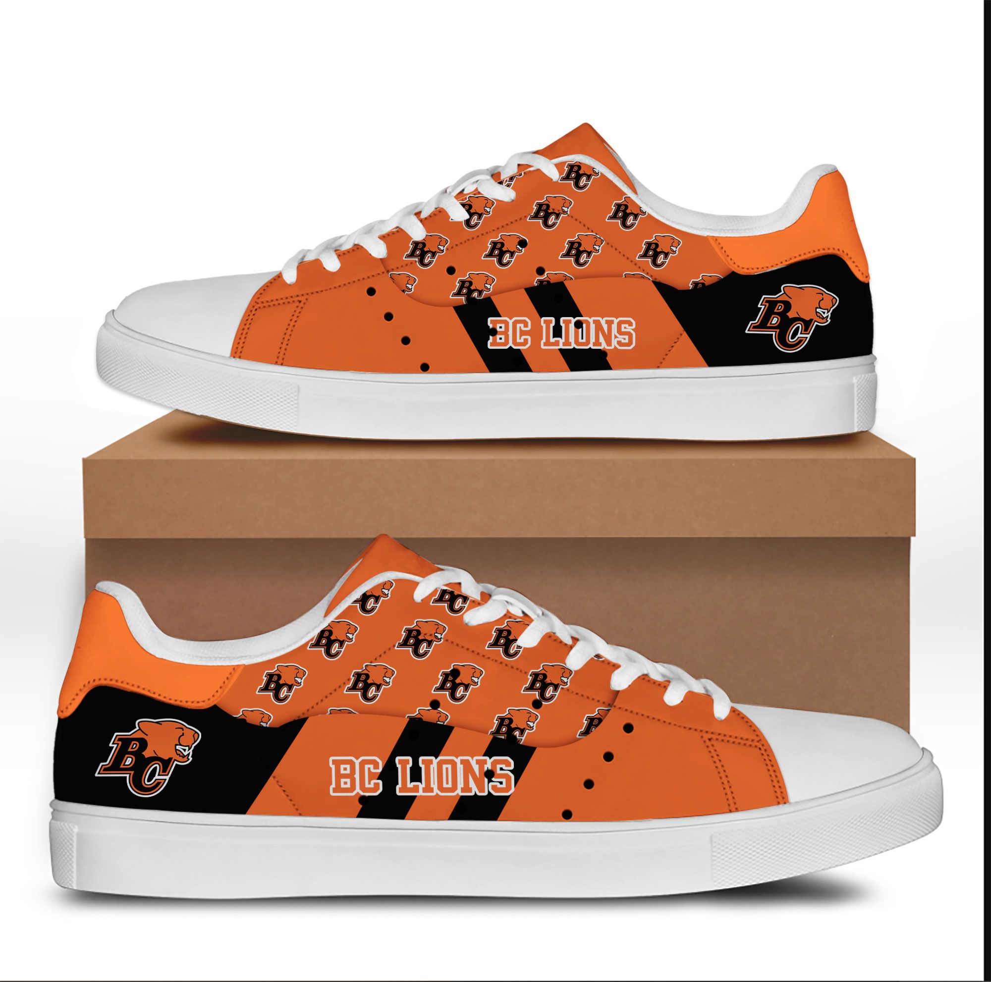 LIMITED BC Lions CFL Stan smith shoes 9