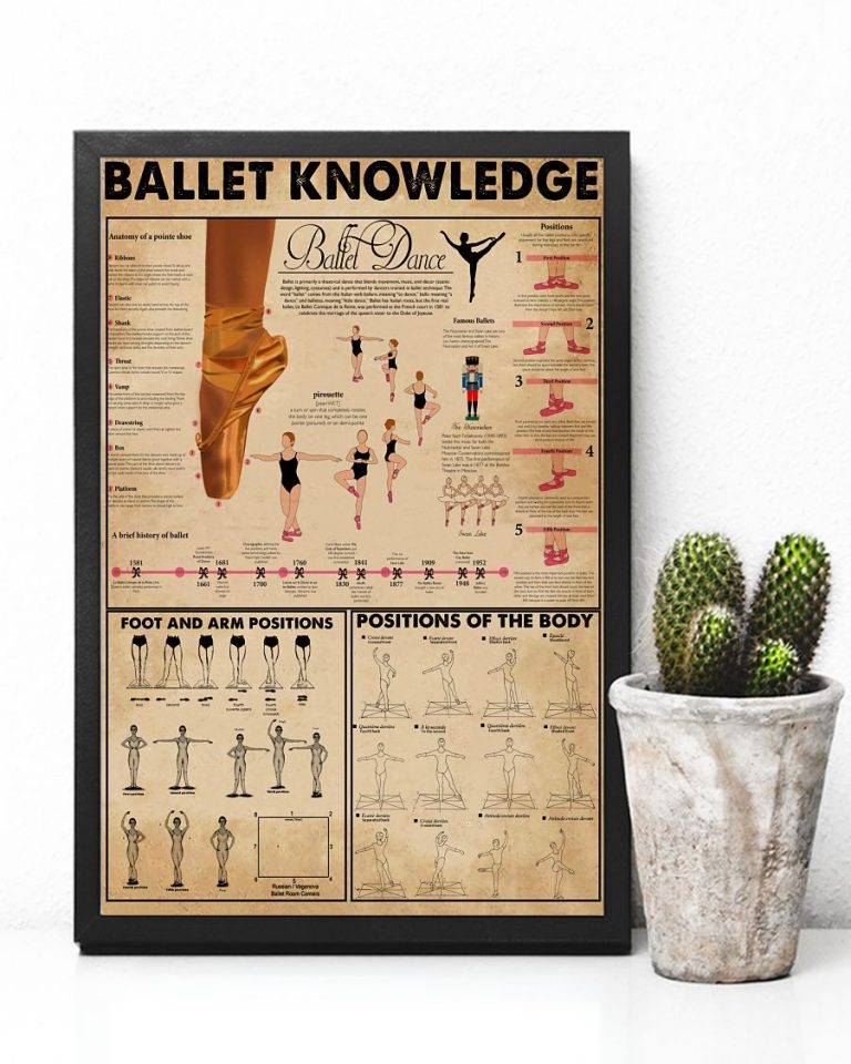 HOT Ballet Knowledge Vertical Poster 16