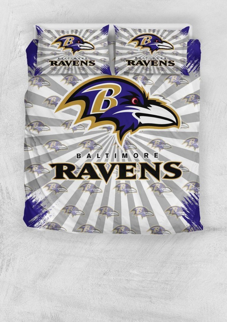 Baltimore Ravens Quilt Bedding set 6