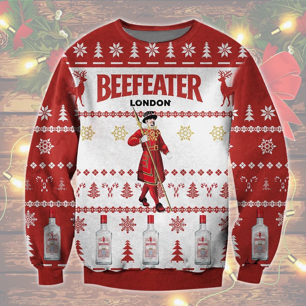 NEW BeeFeater London Ugly Christmas sweater 5