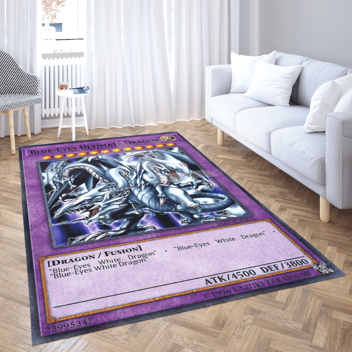 Blue Eyes Ultimate Dragon Card Doormat