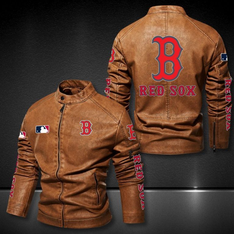 Boston Red Sox motor leather jacket 8