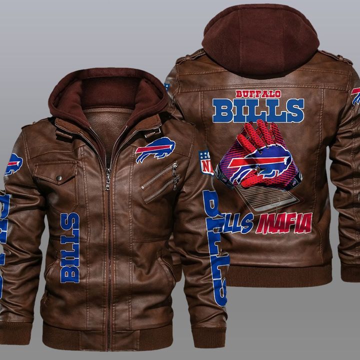 BEST Bills Mafia Buffalo Bills leather jacket 6