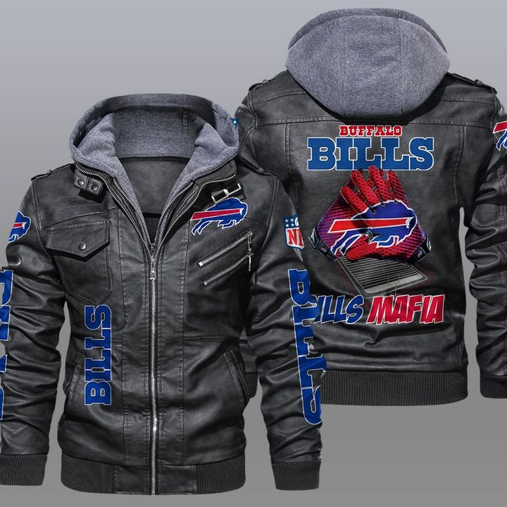 BEST Bills Mafia Buffalo Bills leather jacket 3
