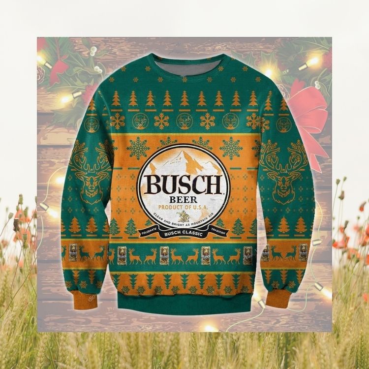 LIMITED Busch Beer Product of USA Christmas sweater 2