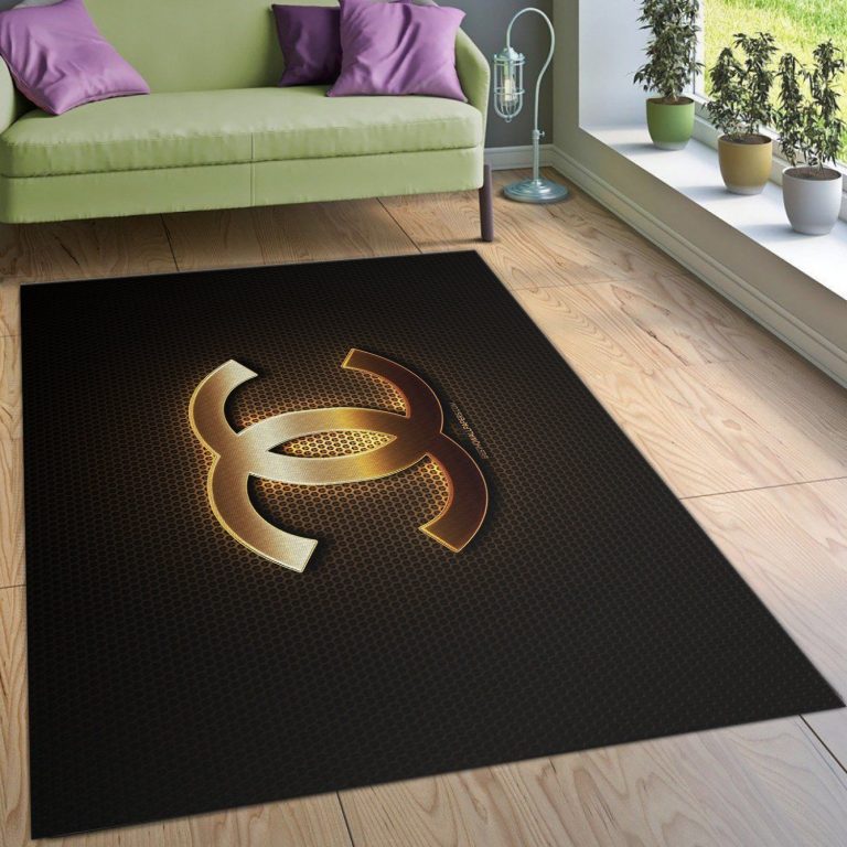 Chanel rectangle rug carpet 6