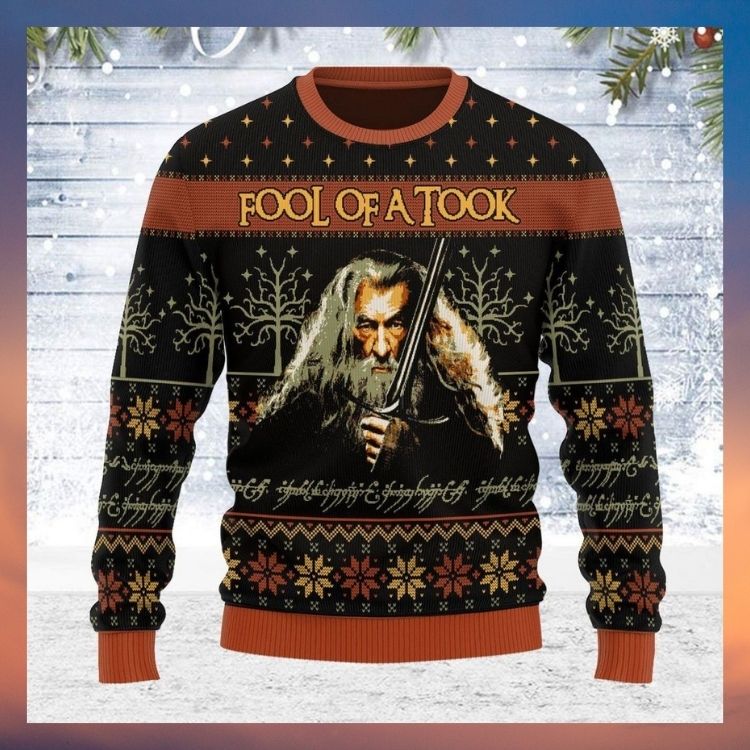 NEW Gandalf Fool Of A Took Christmas Sweater 3