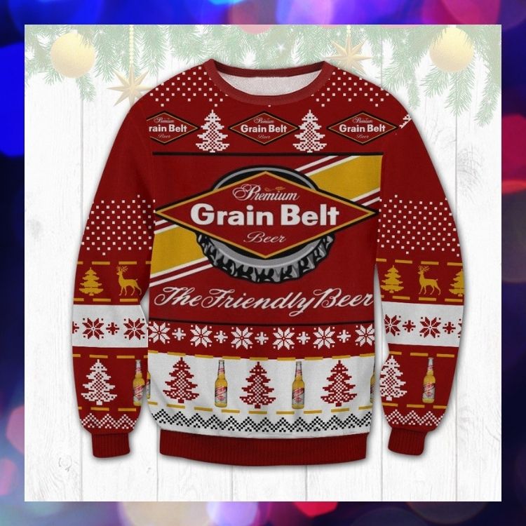 Grain Belt Beer Christmas Sweater 1