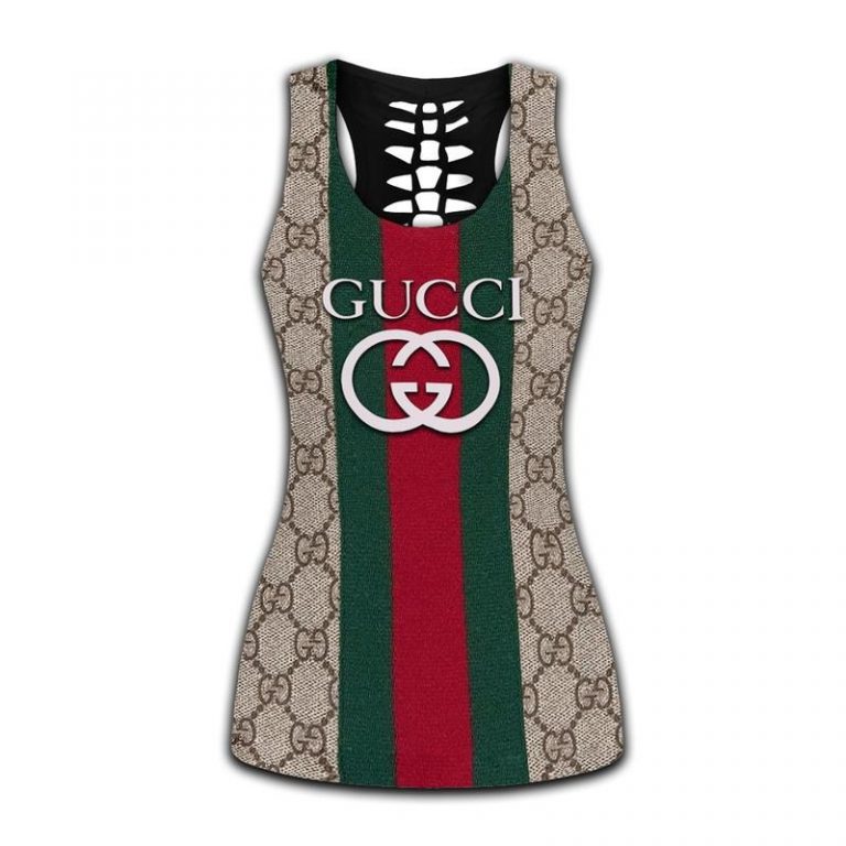 BEST Gucci hollow Tank top, leggings 12