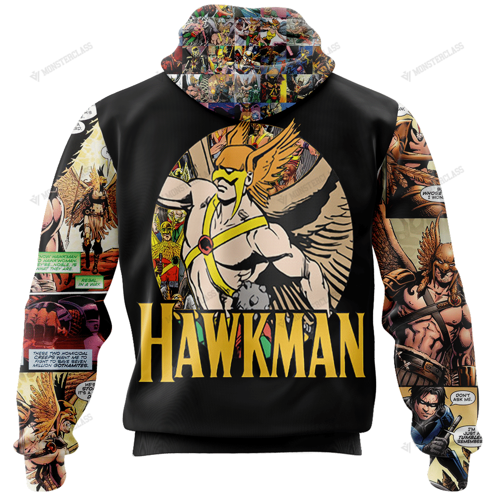 Hawkman DC Comics 3d All Over Printed Hoodie 1