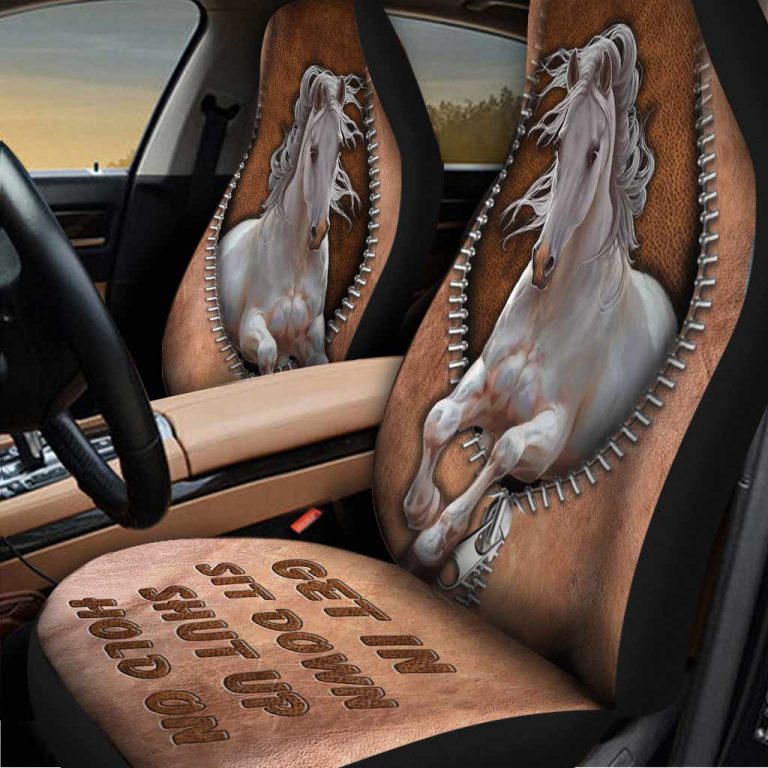 HOT Get In Sit Down Shut Up Hold On Horse Car Seat Cover 10