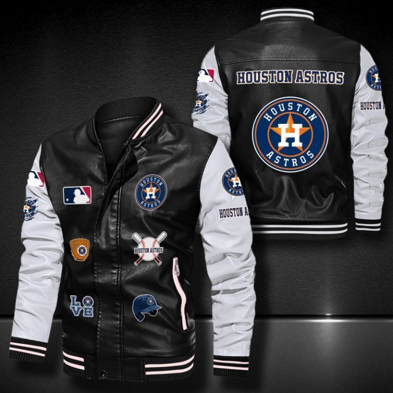 Houston Astros bomber leather jacket 10