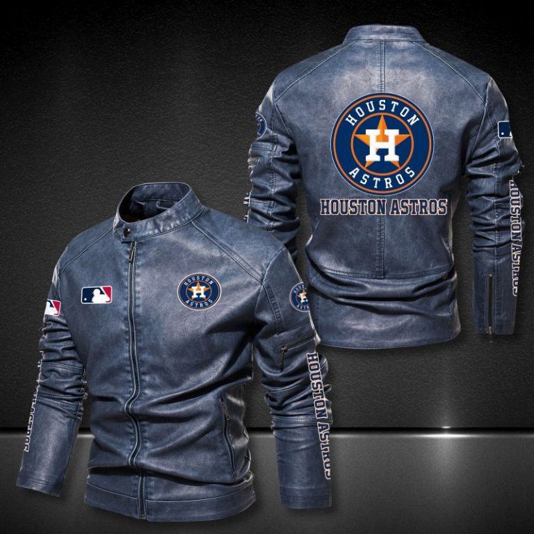 Houston Astros motor leather jacket 10