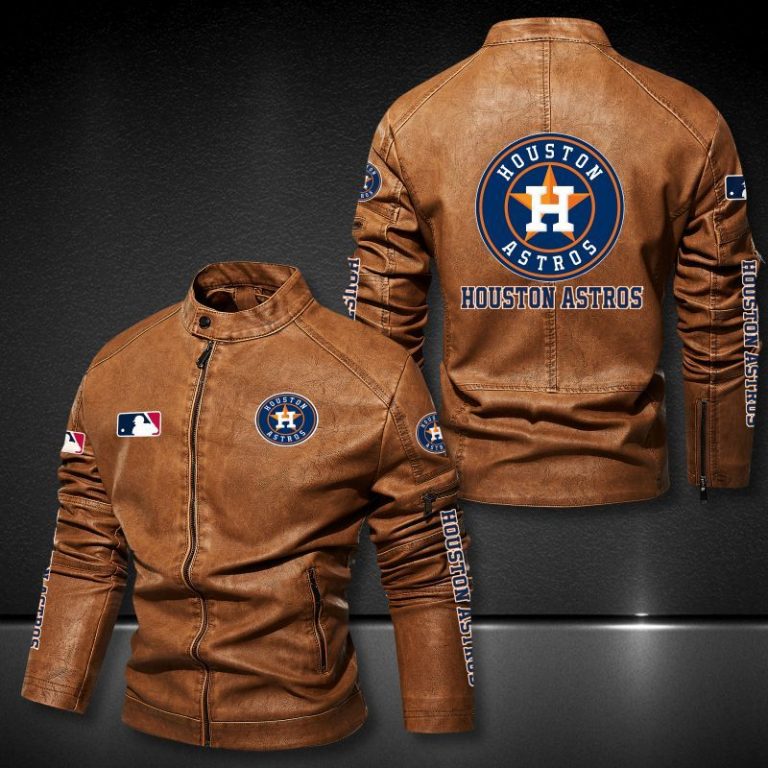 Houston Astros motor leather jacket 11