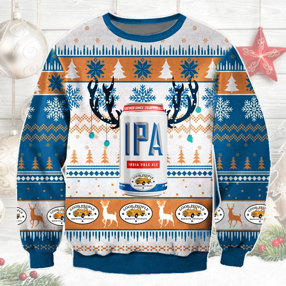 India Pale Ale Good People Christmas Sweater 1