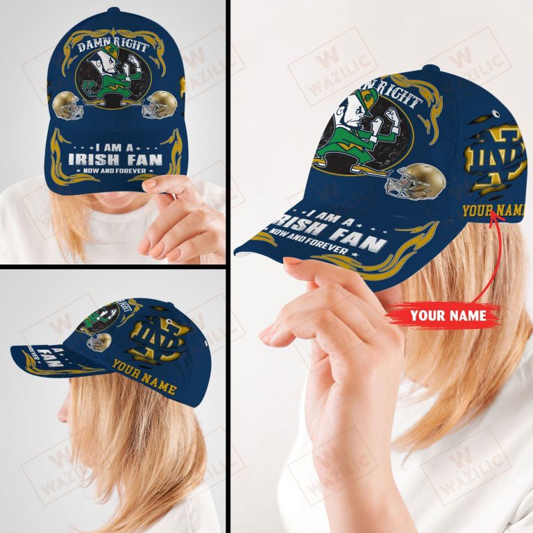 Irish custom Personalized I am a Fan now and forever cap 10