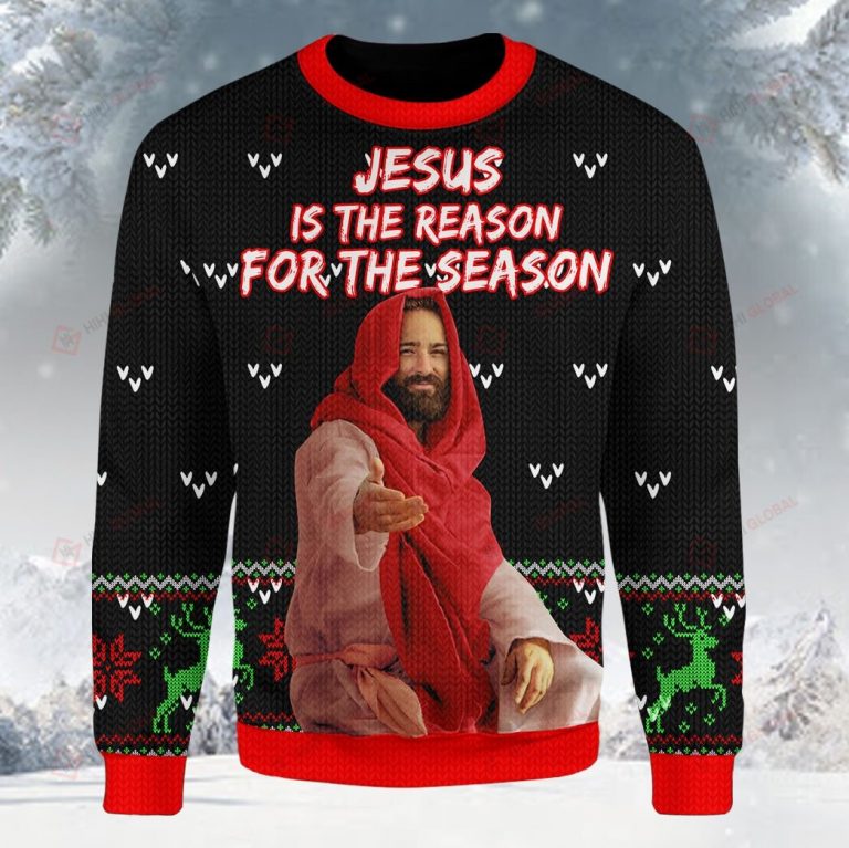 LIMITED Christmas Jesus is the reason for the season sweater 8