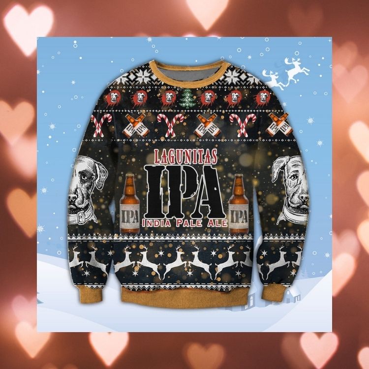 NEW Lagunitas India Pale Ale ugly Christmas sweater 5