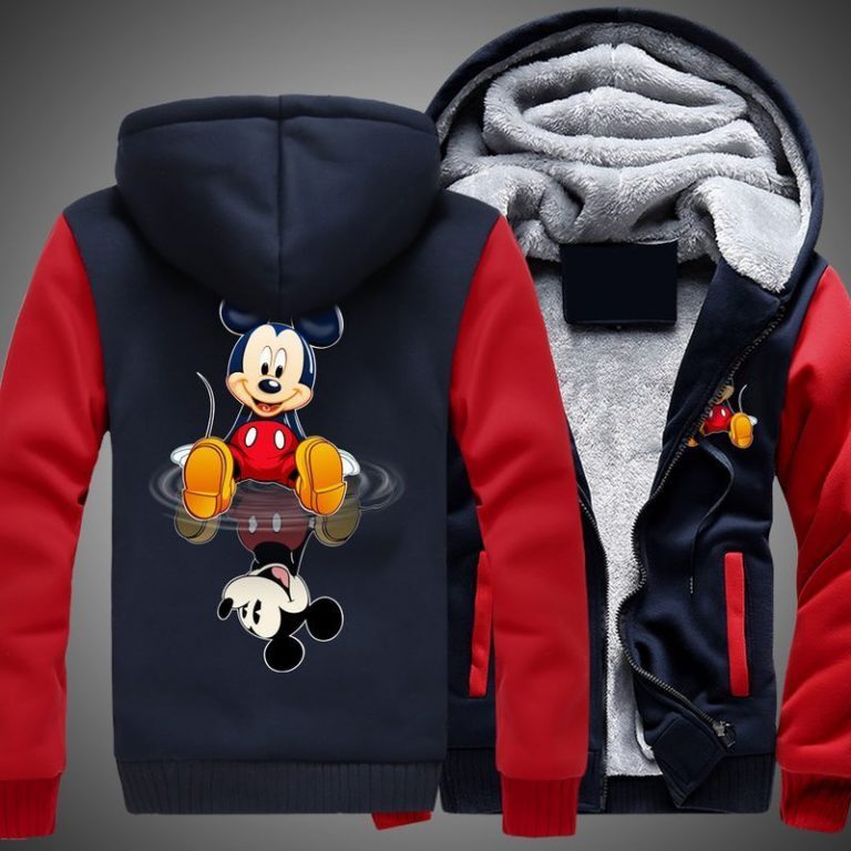 BEST Mickey Mouse in Water 3d Fleece hoodie 10