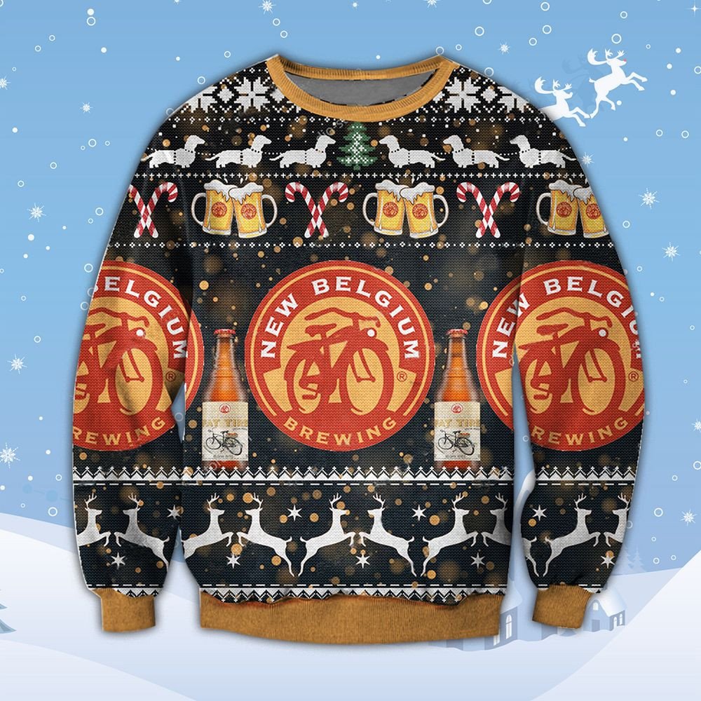 LIMITED New Belgium Brewing Christmas sweater 6