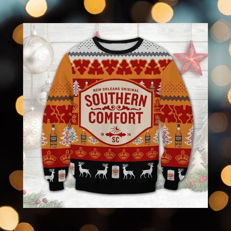 LIMITED New Orleans Original Southern Comfort ugly Christmas sweater 5
