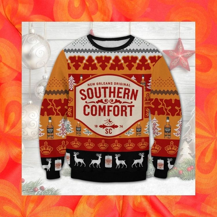 LIMITED New Orleans Original Southern Comfort ugly Christmas sweater 4